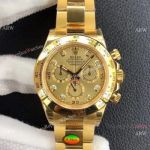 Rolex Daytona Noob Factory Cal4130 1:1 Best Edition Yellow Gold Diamond - Custom Luxury watches